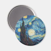 Aimant Van Gogh Starry Classic Nuit Impressionnisme Art (Recto/Verso)