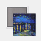 Aimant Van Gogh Starry Night Over Rhone (F474) Fine Art (Recto/Verso)