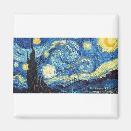 Aimant van gogh Starry nuit (Devant)