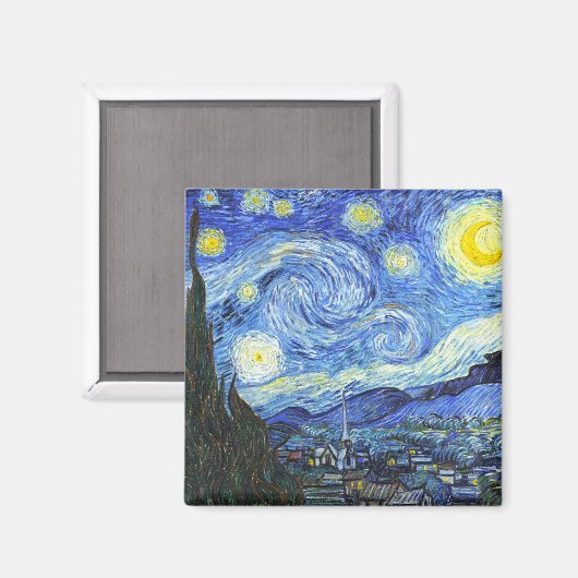 Aimant VAN GOGH Starry Nuit (Recto/Verso)
