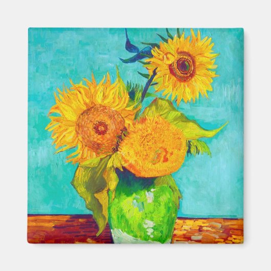 Aimant Van Gogh Sunflowers (Devant)