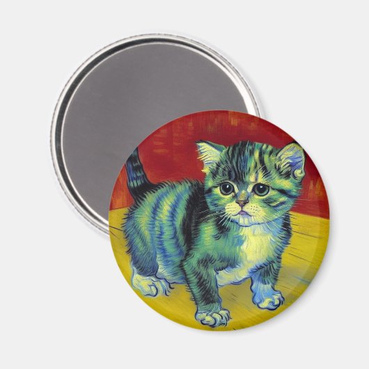 Aimant Van Gogh Tabby Cat (Recto/Verso)