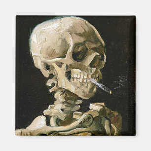 Aimant Van Gogh - Tête de squelette