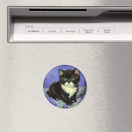 Aimant Van Gogh Tuxedo Kitten (In Situ (Lave-vaisselle))
