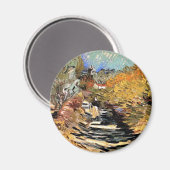 Aimant Van Gogh - Une Route À Saint-Rémy Avec Une Figure  (Recto/Verso)