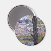 Aimant Van Gogh Vue Arles Jardin Fleuri (Recto/Verso)