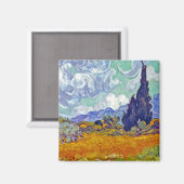 Aimant Van Gogh - Wheatfield With Cypresses (Recto/Verso)