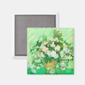 Aimant Van Gogh White Roses (Recto/Verso)