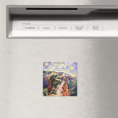 Aimant Van Gogh Zion Angels Landing Hiking Trail Custom (In Situ (Lave-vaisselle))
