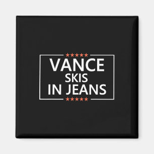 Aimant Vance Skie En Jean Drôle De Ski Anti Jd Vance Cita