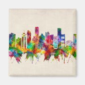 Aimant Vancouver Canada Skyline (Devant)