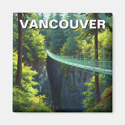 Aimant Vancouver Capilano Suspension Bridge Travel (Devant)