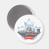 Aimant Vancouver (Colombie-Britannique) Canada (Recto/Verso)