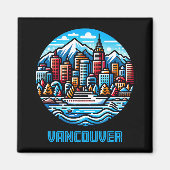 Aimant Vancouver Colombie-Britannique Canada (Devant)