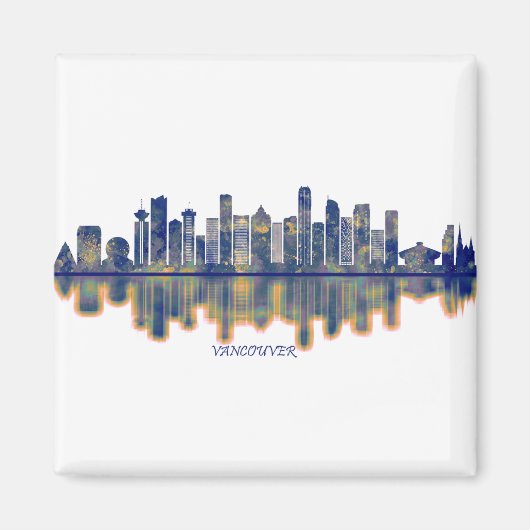 Aimant Vancouver Skyline (Devant)