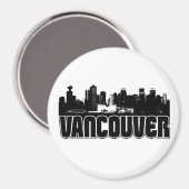 Aimant Vancouver Skyline (Recto/Verso)