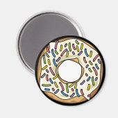 Aimant Vanille avec arrosage Donut (Recto/Verso)