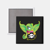 Aimant Vapeur verte (Recto/Verso)