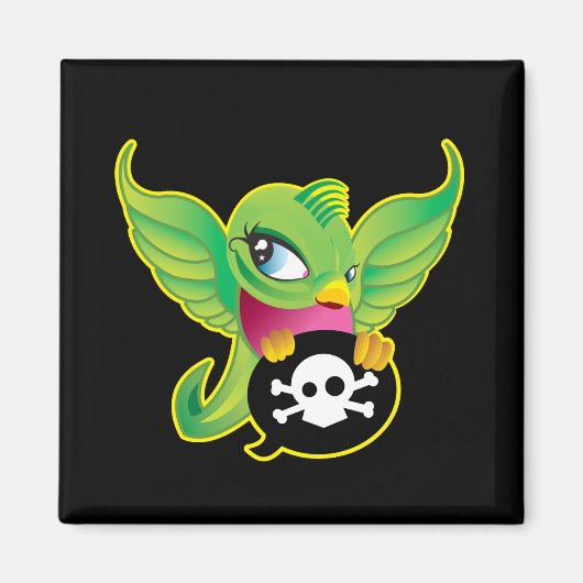 Aimant Vapeur verte (Devant)