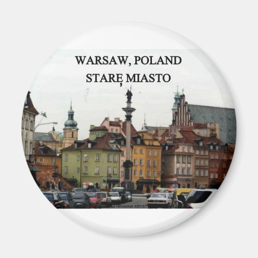 AIMANT VARSOVIE POLOGNE STARE MIASTO VILLE (Devant)