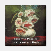 Vase aux pivoines de Vincent van Gogh