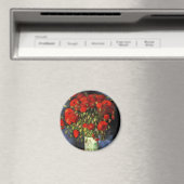 Aimant Vase avec des pavots rouges par Vincent van Gogh (In Situ (Lave-vaisselle))