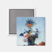 Aimant Vase avec fleurs (Recto/Verso)