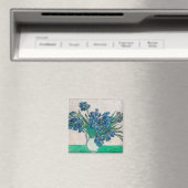 Aimant Vase avec Irises, Van Gogh (In Situ (Lave-vaisselle))