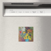 Aimant Vase avec marguerites et anémones, Van Gogh (In Situ (Lave-vaisselle))