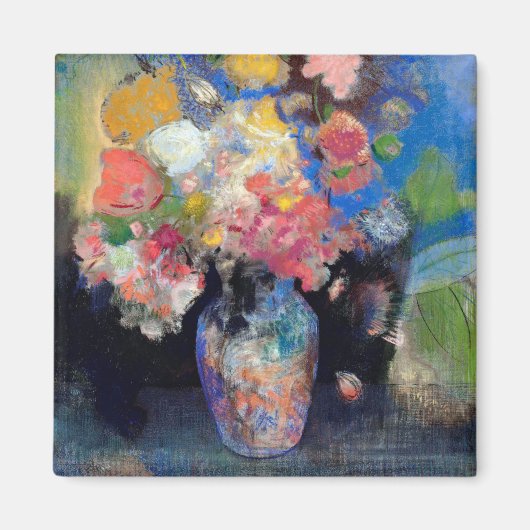 Aimant Vase de fleurs, Redon (Devant)