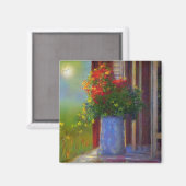 Aimant Vase De Fleurs Rêves (Recto/Verso)