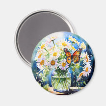 Vase de marguerites joli floral