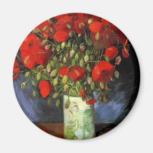 Aimant Vase par Red Poppies Vincent van Gogh