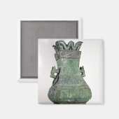 Aimant Vase rituel 'Hu', Dynast de Chou (Recto/Verso)