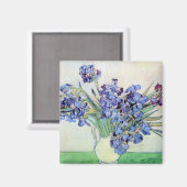 Aimant Vase Still Life avec Irises par Vincent van Gogh (Recto/Verso)