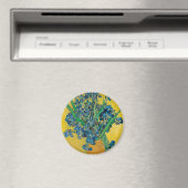 Aimant Vase Van Gogh avec Iris Classic Impressionnisme (In Situ (Lave-vaisselle))