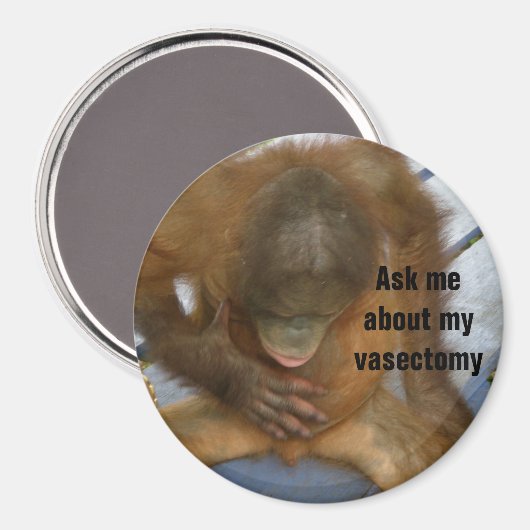 Aimant Vasectomie drôle (Recto/Verso)