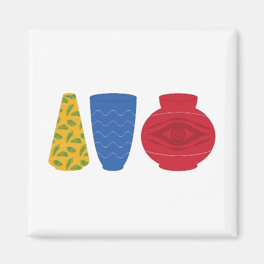 Aimant Vases Égyptiens Modernes (Devant)