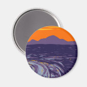 Aimant Vaste océan des flux de lave (Recto/Verso)
