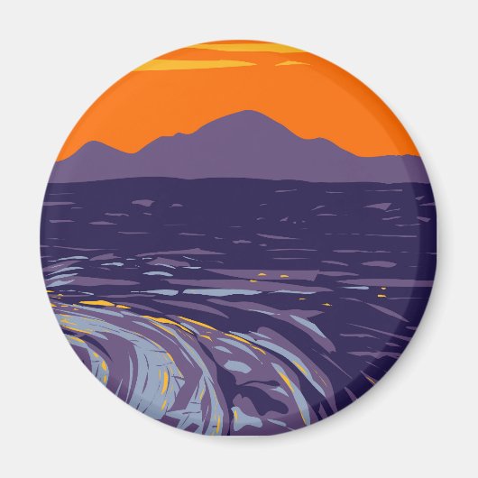 Aimant Vaste océan des flux de lave (Devant)