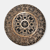 Aimant Vatican ancient metal bronze steampunk mysterious (Devant)