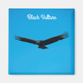 Aimant Vautour noir (Devant)