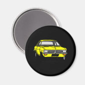Aimant Vauxhall jaune Viva HC (Recto/Verso)