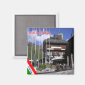 Aimant VDA033 BREUIL-CERVINIA, Vallée d'Aoste, Frigo (Recto/Verso)