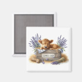 Aimant Veau Bébé (Recto/Verso)