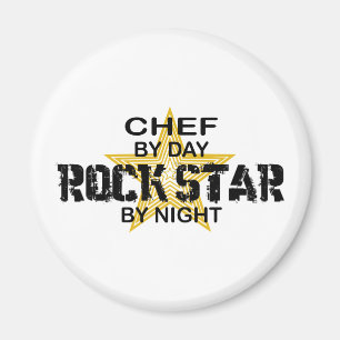 Aimant Vedette du rock de chef par nuit