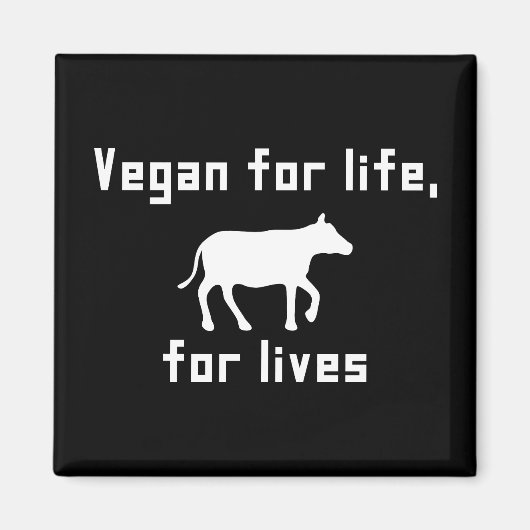 Aimant Vegan à vie (Devant)