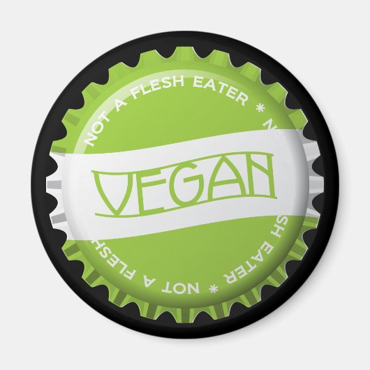 Aimant Vegan Bottlecap (Devant)