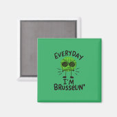 Aimant Vegan Brussels Sprouts (Recto/Verso)