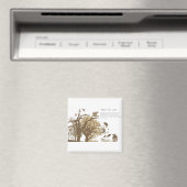 Aimant Vegan - Citation Tolstoï (In Situ (Lave-vaisselle))